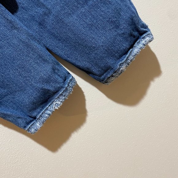 KanCan Signature Distressed Mom Fit Stretch Cuffed Jeans - Picture 14 of 16